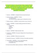 ILLINOIS PUBLIC ADJUSTER FINAL EXAM STUDY  GUIDE 2025&sol;2026 ACCURATE QUESTIONS AND  CORRECT DETAILED ANSWERS WITH RATIONALES  &vert;&vert; 100&percnt; GUARANTEED PASS   <NEWEST VERSION> 