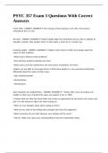 PSYC 357 Exam 3 Questions With Correct Answers&period;