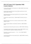 PSY 357 Exam 3 GCU Questions With Correct Answers&period;