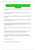 New Jersey Boating License EXAM QUESTIONS AND VERIFIED ACCURATE SOLUTION &vert;GET IT 100&percnt; ACCURATE