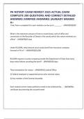 PA NOTARY EXAM NEWEST 2025 ACTUAL EXAM COMPLETE 200 QUESTIONS AND CORRECT DETAILED ANSWERS &lpar;VERIFIED ANSWERS&rpar; &vert;ALREADY GRADED A&plus;