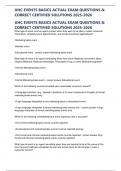 UHC EVENTS BASICS ACTUAL EXAM QUESTIONS & CORRECT CERTIFIED SOLUTIONS 2025-2026