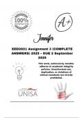 EED2601 Assignment 3 (COMPLETE ANSWERS) 2025 – DUE 2 September 2025; 100% correct solutions and explanations. 