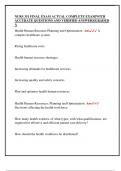 NURS 351 FINAL EXAM ACTUAL COMPLETE EXAM&vert;WITH  ACCURATE QUESTIONS AND VERIFIED ANSWERS&vert;GRADED  A 