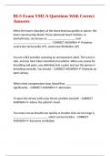 BLS Exam YMCA Questions With Correct Answers