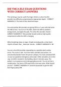 HSI YMCA BLS EXAM QUESTIONS WITH CORRECT ANSWERS&period;
