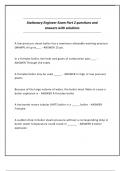 Stationary Engineer Exam Part 2 questions and answers with solutions&period;