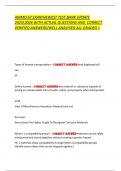 AMMO 67 EXAM NEWEST TEST BANK UPDATE  20252026 WITH ACTUAL QUESTIONS AND  CORRECT  VERIFIED ANSWERS&sol;WELL ANALYSED ALL GRADED &plus;        