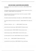AGR 324 EXAM 1 QUESTIONS AND ANSWERS