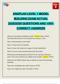ANAPLAN LEVEL 1 MODEL BUILDING EXAM ACTUAL 2025&sol;2026 QUESTIONS AND 100&percnt; CORRECT ANSWERS
