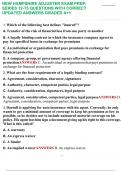 NEW HAMPSHIRE ADJUSTER EXAM PREP&colon; SERIES 12-75 QUESTIONS WITH CORRECT UPDATED ANSWERS GRADED A&plus;&plus;