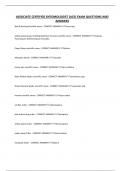 ASSOCIATE CERTIFIED ENTOMOLOGIST &lpar;ACE&rpar; EXAM QUESTIONS AND ANSWERS