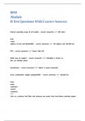 88M Module B Test Questions With Correct Answers