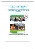 TEST BANK FOR The Human Body in Health & Disease  8th Edition by Kevin T&period; Patton ISBN&colon;978-0323734141 ALL CHAPTERS COVETRED YOUR ULTIMATE GUIDE 100&percnt; VERIFIED A&plus; GRADE ASSURED&excl;&excl;&excl;&excl;&excl; NEW LATEST UPDATE&excl;&excl;&excl;&excl;&excl;
