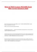 Nims Is-700&period;B &lpar;Lesson Work&rpar;Wh Exam With Correct Solutions&period;2025