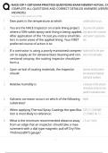 NACE CIP 1 CBT EXAM PRACTICE QUESTIONS EXAM NEWEST ACTUAL EXAM COMPLETE ALL QUESTIONS AND CORRECT DETAILED ANSWERS &lpar;VERIFIED ANSWERS&rpar;
