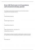 Econ 335 final exam ch&period;15 questions well answered already passed