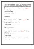 LIFEGUARD AUDIT PREP ACTUAL COMPLETE EXAM&vert;WITH  ACCURATE QUESTIONS AND VERIFIED ANSWERS&vert;GRADED  A 