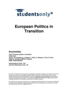 Samenvatting European Politics In Transition
