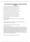 EM APPLICATIONS AND GUIDELINES FINAL EXAM QUESTIONS AND ANSWERS
