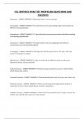 ESL CERTIFICATION TEST PREP EXAM QUESTIONS AND ANSWERS&period;