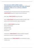 Fire instructor 3&vert;2025 LATEST update COMPREHENSIVE QUESTIONS AND WELL DETAILED ANSWERS &lpar;100&percnt; Correct solutions&rpar; ALREADY GRADED A&plus;