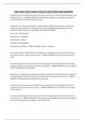 GMS 6401 MOCK EXAM UPDATED QUESTIONS AND ANSWERS