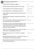 QAL category m test questions