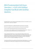 HESI Fundamentals Exit Exam &lpar;Versions 1&comma; 2 & 3&rpar; 2025 Edition&colon; Complete Test Bank with Verified Solutions An elderly client who requires frequent mon