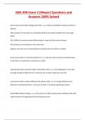 GBA 490 Exam 2 &lpar;Meyer&rpar; Questions and  Answers 100&percnt; Solved 
