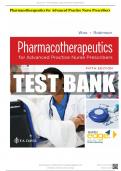 pharmacotherapeutics for advanced practice nurse prescribers 5th edition woo robinson Test Bank 2025&sol;2026