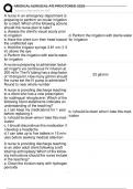 MEDICAL SURGICAL ATI PROCTORED 2025