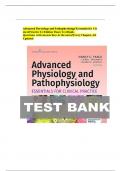 Complete Test Bank for Advanced Physiology and Pathophysiology: Essentials for Clinical Practice 1st Edition by Nancy Tkacs ISBN:9780826177070| Complete Guide A+