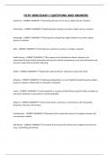 HLTH 3000 EXAM 1 QUESTIONS AND ANSWERS&period;