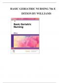 Test Bank for Basic Geriatric Nursing &lpar;7th Edition&rpar; by Patricia A&period; Williams