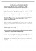 HSA 4191  POB BUNDLED QUESTIONS AND ANSWERS
