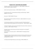 HSA4191 TEST 1 QUESTIONS AND ANSWERS