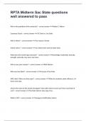 RPTA Midterm Sac State questions well answered to pass