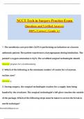 NCCT Tech in Surgery Practice Exam &lpar;2024&rpar; &ndash; 150&plus; Verified Questions & Answers &vert; 100&percnt; Correct &vert; A&plus; Rated