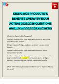PACKAGE DEAL&colon;&colon;&colon; CIGNA SELLING WITH INTEGRITY&comma; PRODUCTS OVERVIEW EXAMS 2025&sol;2026