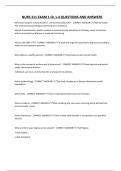 NURS 311 EXAM 1 Ch 1-4 QUESTIONS AND ANSWERS
