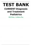 Current Diagnosis and Treatment Pediatrics&comma; 24th Edition Test Bank by William Hay