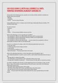 CM 4101 EXAM 1 WITH ALL CORRECT & 100&percnt; VERIFIED ANSWERS&vert;ALREADY GRADED A&plus;