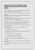 CM 2501 EXAM 1 WITH ALL CORRECT & 100&percnt; VERIFIED ANSWERS&vert;UPDATED TO PASS&vert;LATEST VERSION