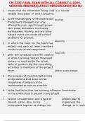 CM 3237 FINAL EXAM WITH ALL CORRECT & 100&percnt; VERIFIED ANSWERS&vert;LATEST VERSION&vert;UPDATED TO PASS