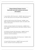  Chicago Stationary Engineer Licensure Examination Information questions and answers with solutions&period;