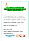 CEA Advanced Nursing Practice Exam 2025&sol;2026 &ndash; 100&plus; Verified Questions with Rationales &vert; MSE&comma; ECT&comma; MDD&comma; MNT&comma; Psychopharmacology&comma; Aging&comma; Lab Diagnostics & Legal&sol;Ethical Practice