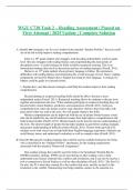 WGU C730 Task 2 &ndash; Reading Assessment &vert; Passed on First Attempt &vert; 2025 Update &vert; Complete Solution