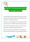 Georgia Life&comma; Health & Accident Insurance Exam 2025&sol;2026 &vert; 100&percnt; Solved Q&A &vert; Whole Life&comma; Variable Life&comma; Term Insurance&comma; Disability&comma; Riders&comma; CE Requirements & Policy Laws