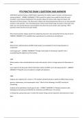 PTK PRACTICE EXAM 1 QUESTIONS AND ANSWERS